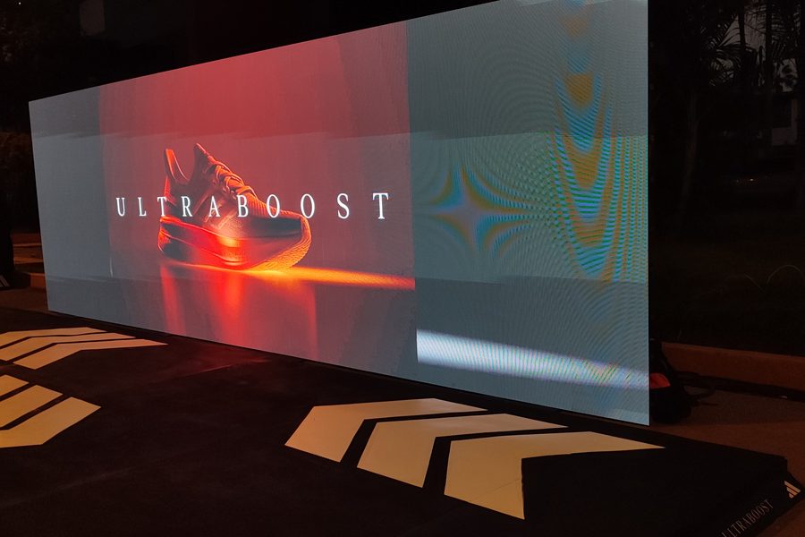 Pantalla LED de gran formato en evento